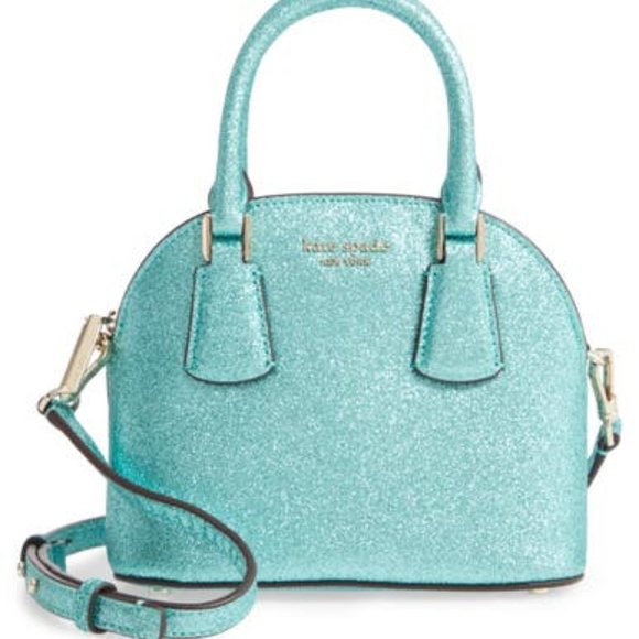 kate spade Handbags - KATE SPADE Sylvia Glitter Mini Dome Satche…